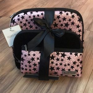 NWT 3 piece makeup, cosmetic, toiletries bag set